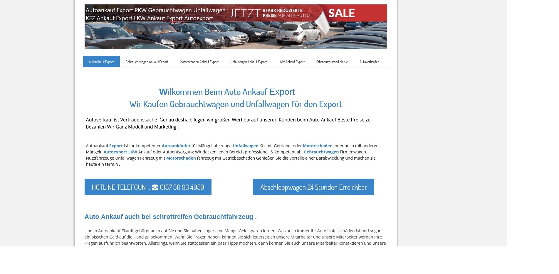 https://www.kfz-ankauf-export.de - Autoankauf Peine