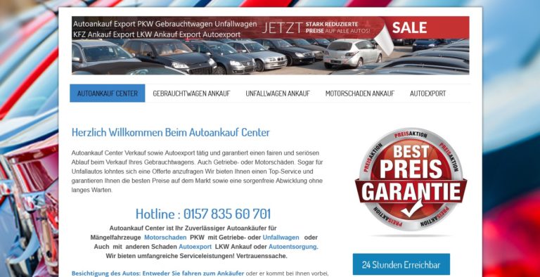 Autoankauf Wismar kauft dein Gebrauchtwagen auch ohne TÜV
