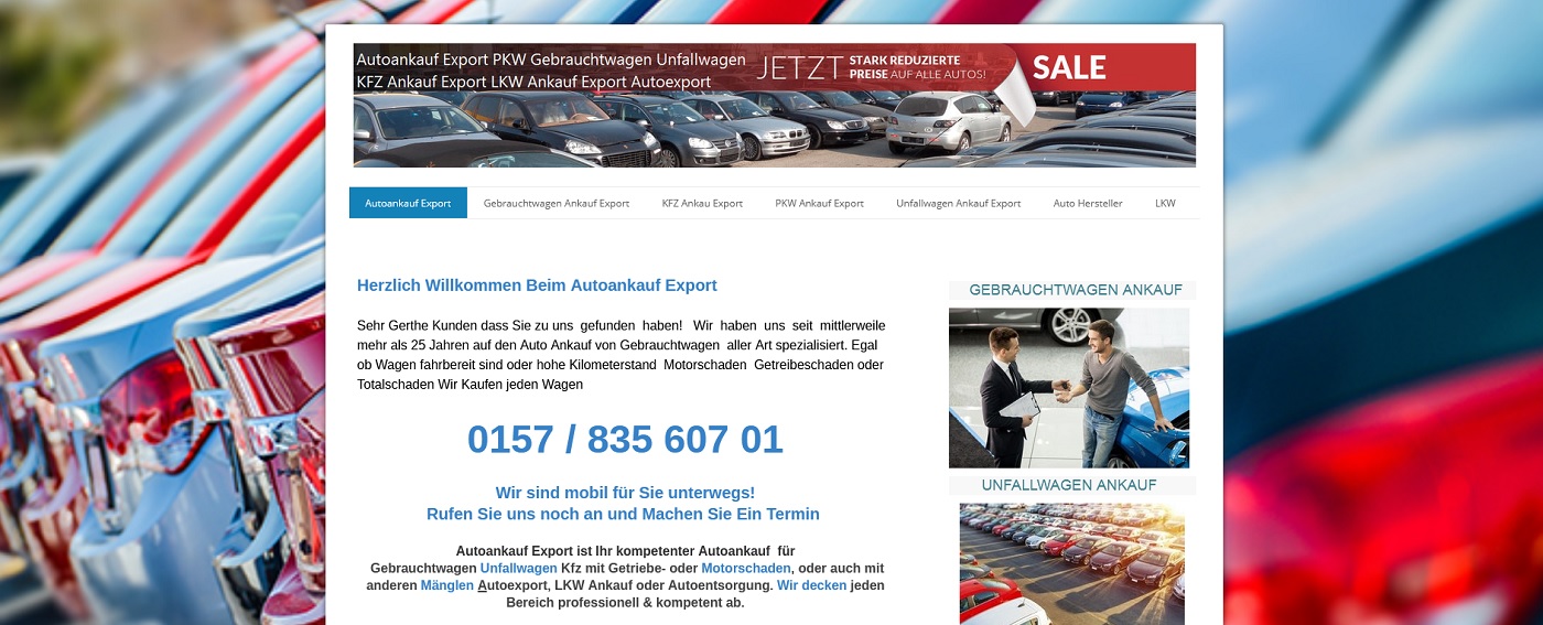 auto-ankauf-exports.de - Autoankauf Nordhausen auto-ankauf-exports.de - Autoankauf Nordhausen