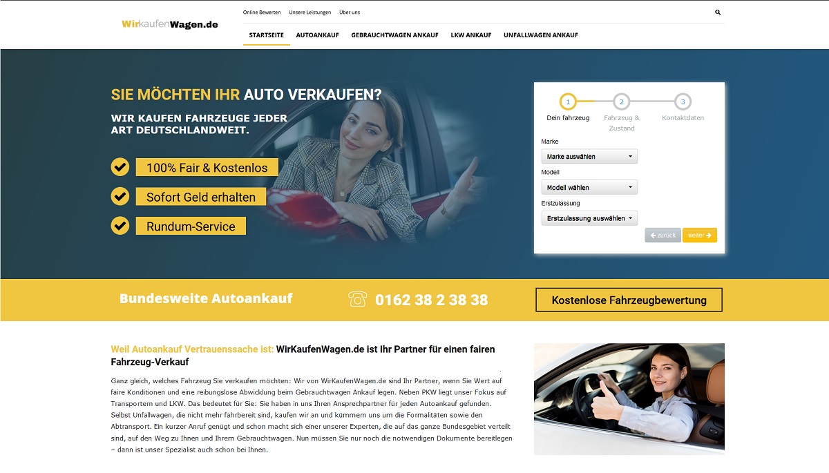 Autoankauf Hamm kauft jeden Gebrauchtwagen an! Wirkaufenwagen.de
