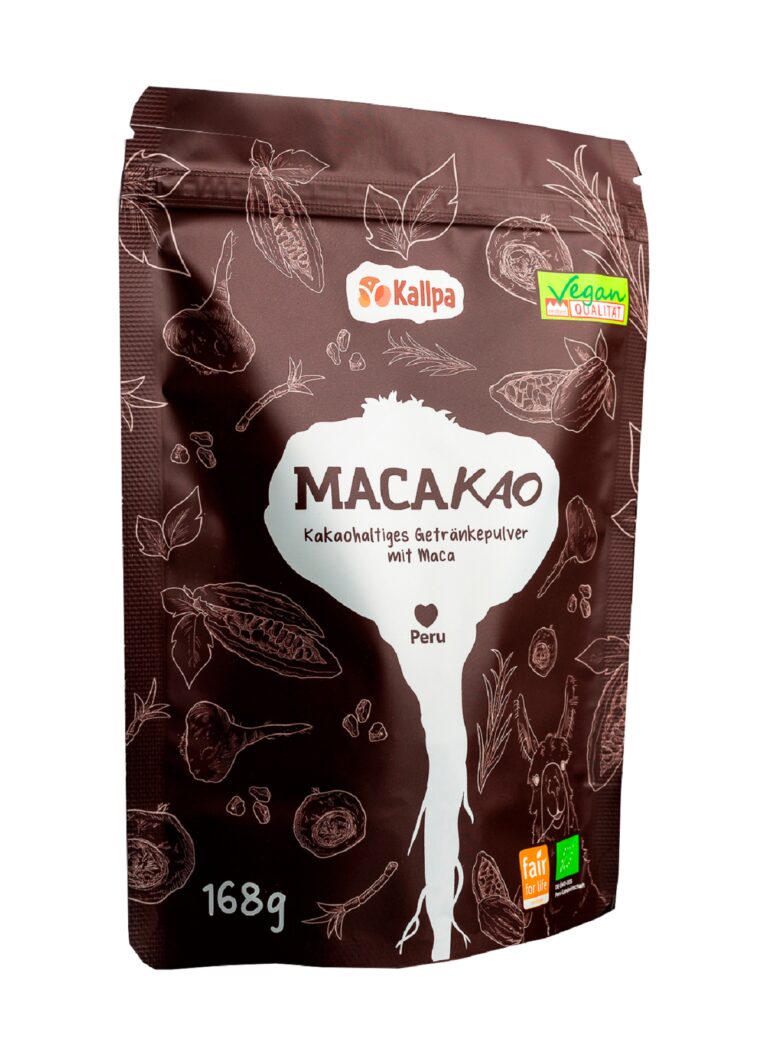 Macakao ist das neue Bio-Fairtrade Getränk aus dem Reformhaus und Bioladen