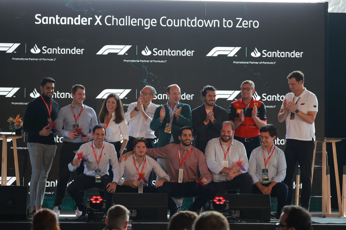Santander und die Formel 1® geben die Gewinner der Santander X Global Challenge „Countdown to Zero“ bekannt